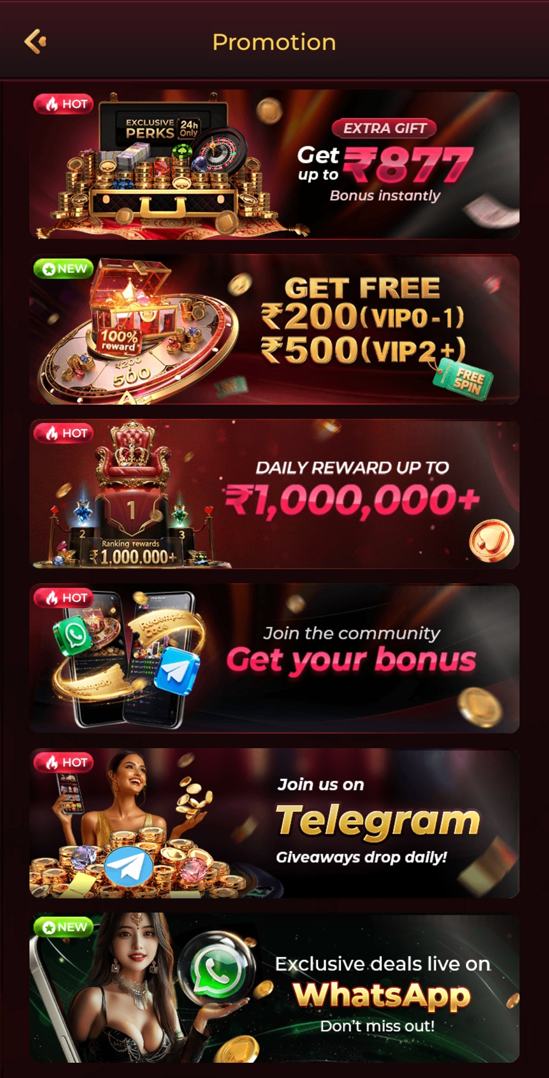 IJ7 GAME PROMOTION S